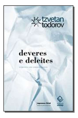 Libro Deveres E Deleites Uma Vida De Passeur De Todoroy Tzve