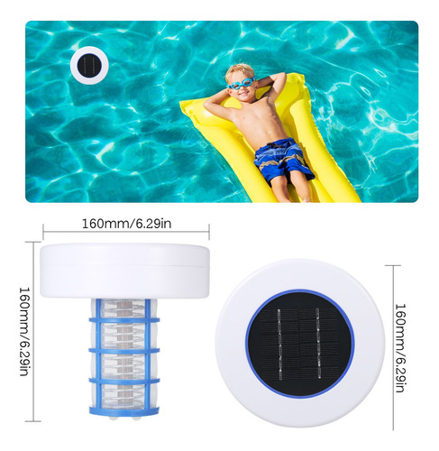 Purificador De Piscina, Procesador Ionizador Solar Para Pisc
