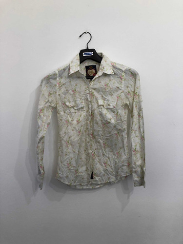 Camisa Floreada Kevingston Talle 1 (13) De Algodón De Mujer