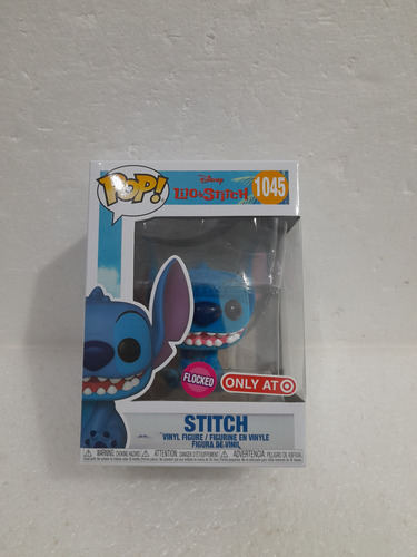 Funko Pop Disney Stitch #1045 Flocked Target Con Protector (Usado)