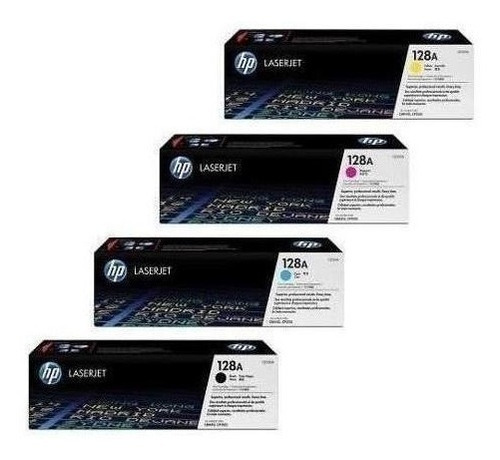 Toner Hp 128a Kit X4 N-c-m-y Originales