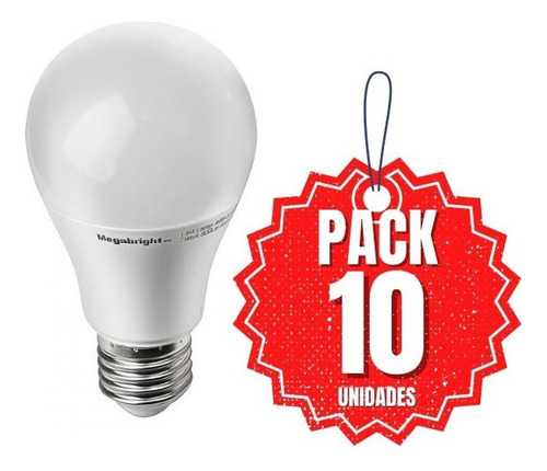 Imagen 2 de 6 de Pack 10 Ampolletas Led 15w Luz Fria E27