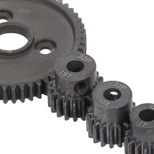 Motor De Acero 0,8 32p Con Piñones Para Traxas Slash 4x4