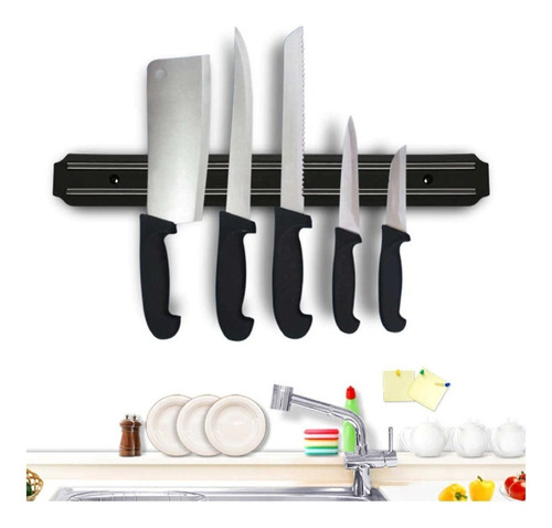 Barra Magnética Cocina Porta Cuchillo De 50cm