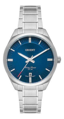 Relógio Orient Feminino Prata Fbss1172 D1sx Cor do bisel Prateado Cor do fundo Azul