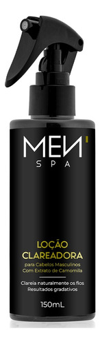  Loção Clareadora Para Cabelo E Barba Masculino 150ml Menspa Tom Clareamento