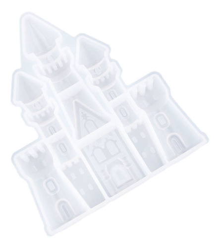 Forma De Castillo Molde De Silicona Fondant Molde Pastel