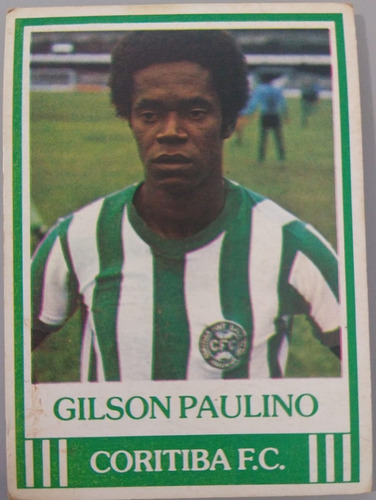 Gilson Paulino - Ping Pong Futebol Cards - Nº 357 - Coritiba