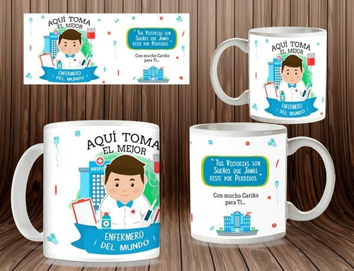 Imagen 3 de 3 de Día De La Enfermera, Regalos, Tazas Personalizadas.