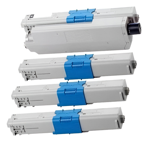 Toner Compatível Com Oki C310 330 331 510 530 362 Mc561 562 Tinta Preto Ciano Amarelo Magenta