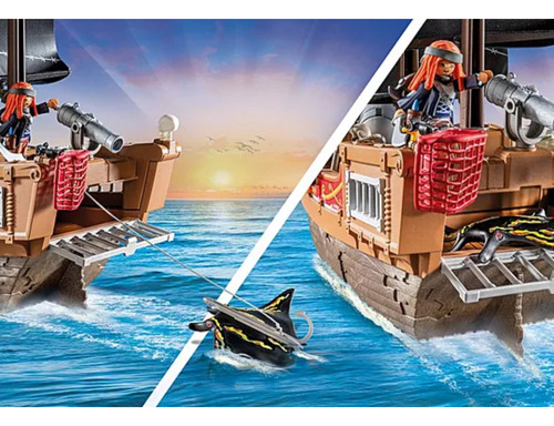 Figura 71530 Gran Barco Pirata Playmobil 137 Generico