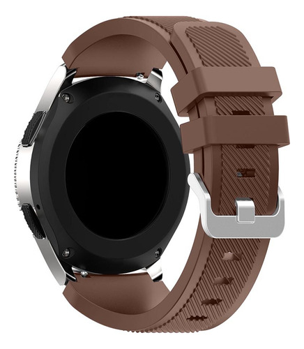 Pulseira Confort Compatível Com Zeblaze Gts 3 Plus / C20 Pro Cor Marrom