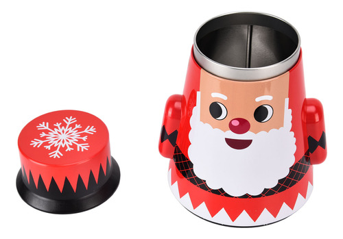 Latas De Metal Para Caramelos De Navidad Con Diseño De Muñec