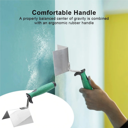 2pcs Drywall Herramienta De Esquina Raspador Espátula