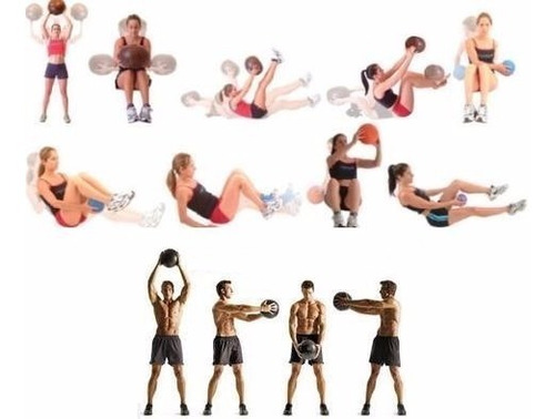 Balon De Peso 10kg Pelota Sportfitness Ejercicio Gimnasio