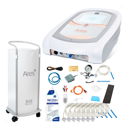 Kit Ares Carboxiterapia Gás E High Volt + 30 Equipos Ibramed
