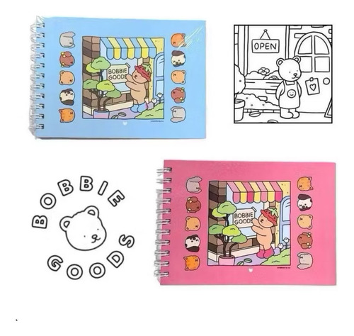 Kit Livro Bobbie Goods + 48 Caneta Touch Cores Ponta Dupla