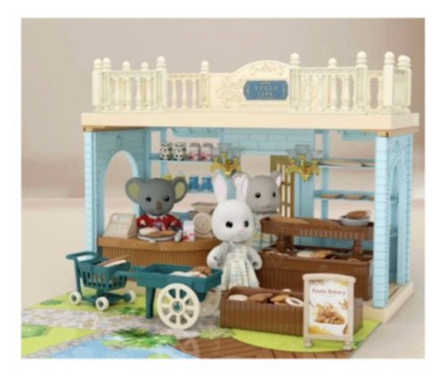  Familia Koala Tienda Abarrote Tipo Sylvanian Families Sf