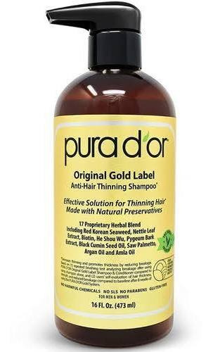 Pura D'or Shampo P/ Caída De Cabello Aceite Argán Y Biotina