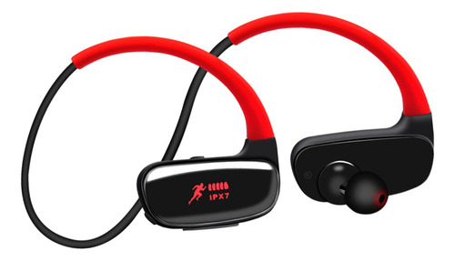 Auriculares Bluetooth 5.0 Ipx7 Auriculares Memoria Roja 16g