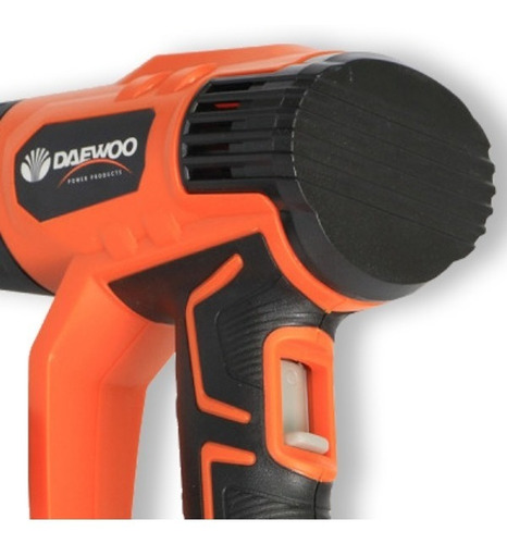 Imagen 3 de 5 de Pistola De Calor Electrica 2000w Daewoo + 5 Accesorios