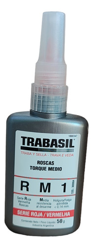 Trabasil Rm1 Adhesivo Traba Y Sella Roscas X 50 G