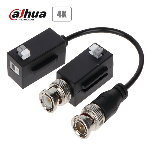 Kit 8 Par De Video Baluns Dahua Y 8 Par De Conectores 4k