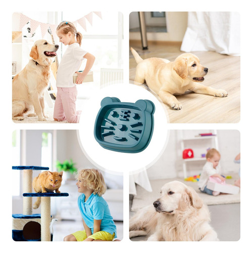 Lento Para Perros Cuenco De Comida Para Perros Con Rompecabe