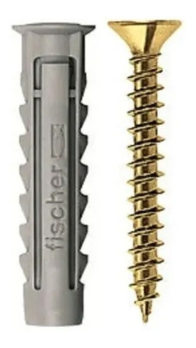 Tarugo Fischer Sx6 Tornillo 4x35 Ladrillo Hueco X100