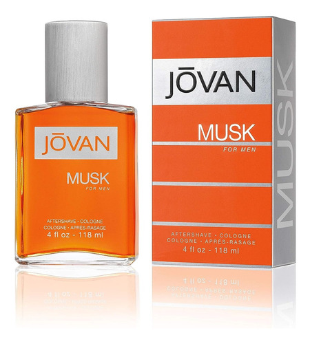 Jovan Musk Por Jovan For Men. Aftershave Cologne, 4 Onzas