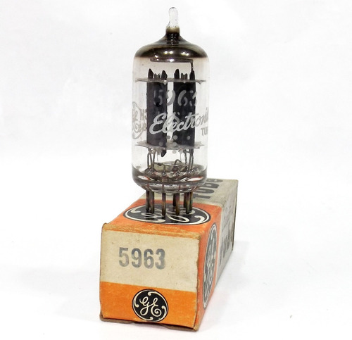  Válvula Electrónica 5963 12au7 General Electric Usa Nos