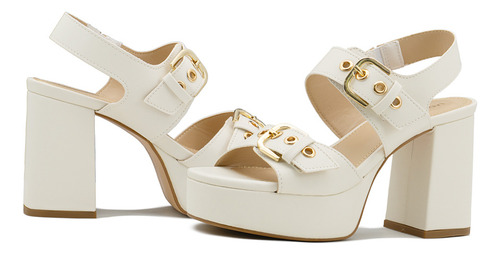 Zapatilla Elegante Para Mujer Formal Oficina Color Latte