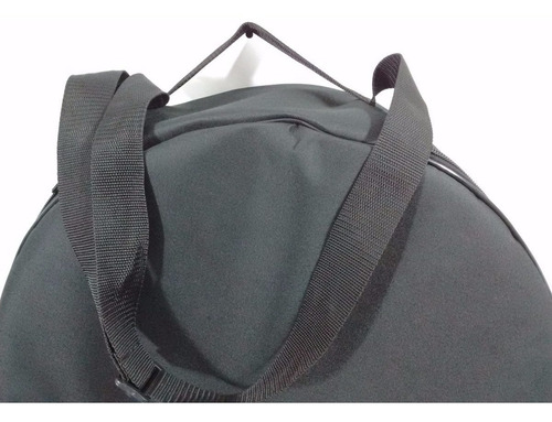 Capa Bag Para Zabumba 18 X 30 Toda Acolchoada Cor Preto