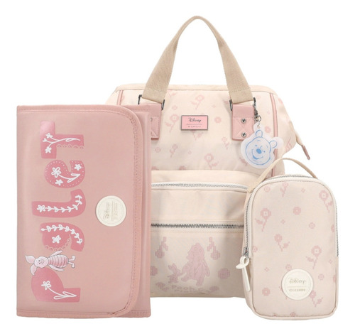 Pañalera Mujer Winnie & Friends W Capsule Beige Hbnohi2cw Diseño De La Tela Gráfico