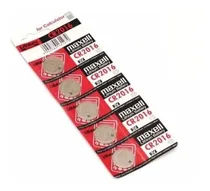 Comprar Pilas Maxell Cr2016 3v Tipo Botón Japonesa Blíster De 5 Uds.
