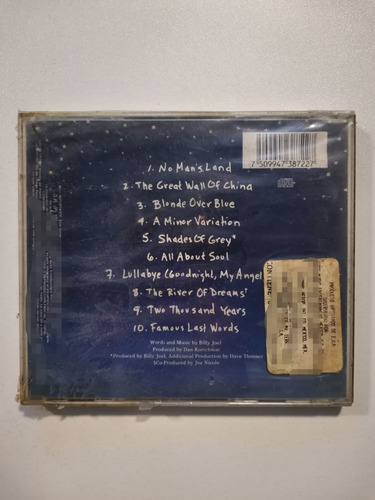 Billy Joel River Of Dreams Cd Importado Edicion Original Edición Limitada