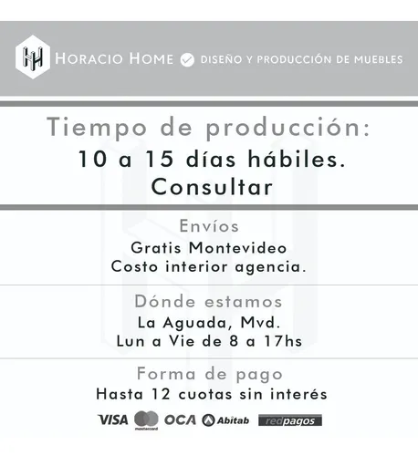 Desayunador Barra 4 Taburetes Mesa Madera - Horacio Home