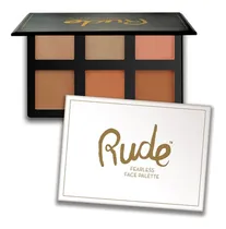 Comprar Paleta De Contorno Rubores E Iluminadores Fearless Face Palette Rude Cosmetics