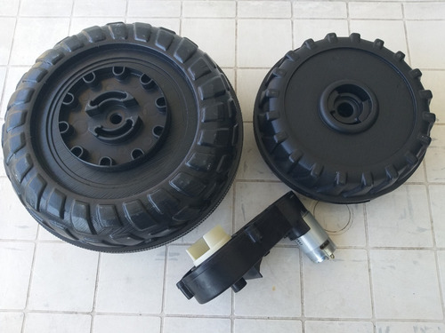 Imagen 7 de 9 de Motorreductor 6v 12v Motor + Caja Ideal Cuatri Bateria Niño