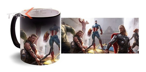 Avengers Taza Magica Personalizada Tenela Hoy!