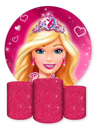 Kit Festa Redondo Barbie Sereia - Decoração Infantil