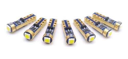 6 Luces Led T5 Cola De Pescado 1w / Cluster Tablero
