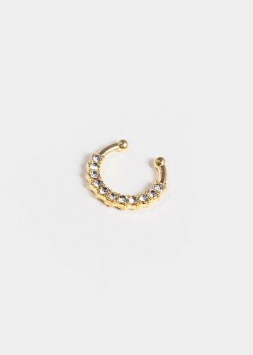 Septum Falso Con Strass Acero Quirúrgico