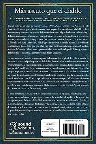 Mas astuto que el Diablo - Lecciones Inmortales de Napoleon Hill ¡Descubre  el Arte de la Estrategia! 