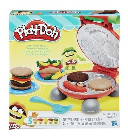 Massa De Modelar Play-doh Festa Do Hambúrger Hasbro