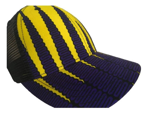 Gorra De Broche Marca Flipside Hats Amarilla, Azul Y Negra