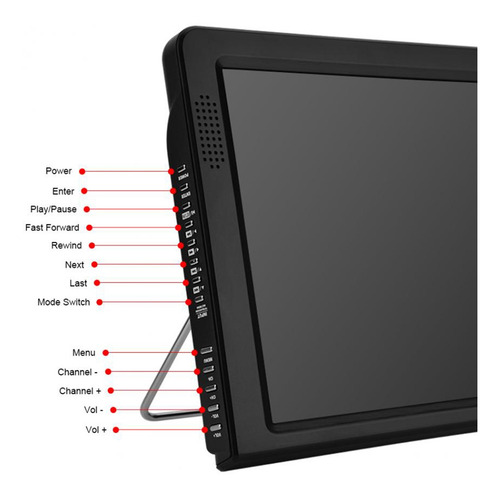 Tv Televisión Portátil 12 Pulgada 1080p Hdmi - Leadstar