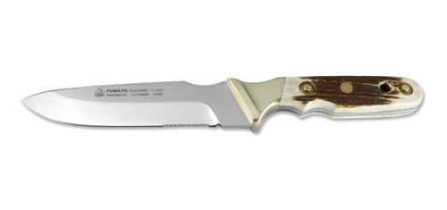 Imagen 1 de 6 de Cuchillo De Caza Puma Raubwild 10cm Aleman Funda De Cuero