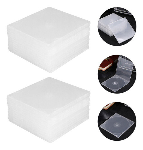 Estuche De 20 Piezas Para Cd, Caja De Almacenamiento De Dvd