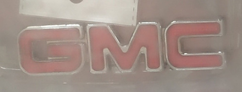 Emblema Gmc (rojo Peq. Borde Crom) Unidad Genérico Miniatur